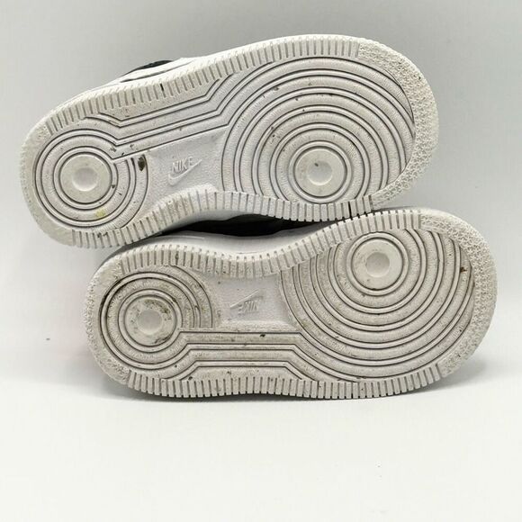 Nike Force 1 WorldWide TD Sneaker CN8541-001 Black/White/Flash Crimson - Toddler - Picture 9 of 9